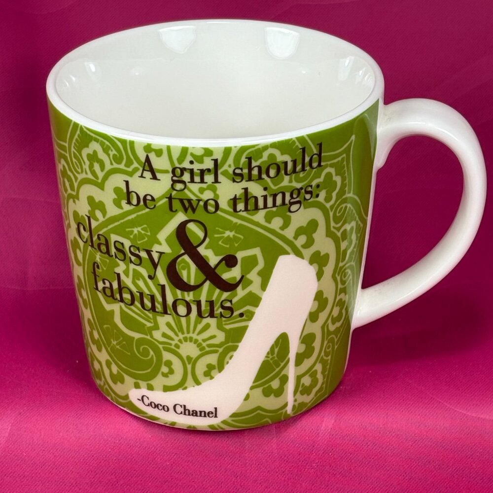 Cypress Home colorful message coffee mug